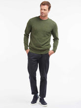 Load image into Gallery viewer, BARBOUR Tisbury Lambswool Crew Neck Pullover - Mens - Forest
