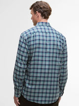 BARBOUR Turville Regular Long-Sleeved Checked Shirt - Mens - Mallard Green