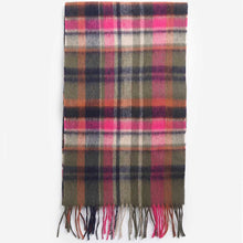 Load image into Gallery viewer, BARBOUR Vintage Winter Plaid Scarf - Pink Dahlia
