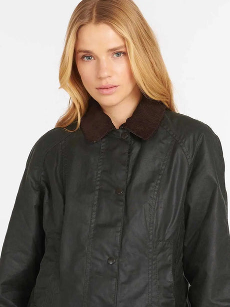 BARBOUR Beadnell Wax Jacket - Women's - Sage Barbour