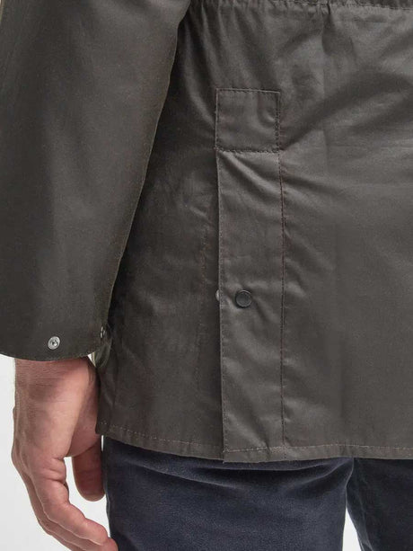 BARBOUR Classic Durham Wax Jacket - Mens  - Olive
