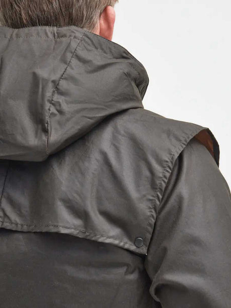 BARBOUR Classic Durham Wax Jacket - Mens  - Olive