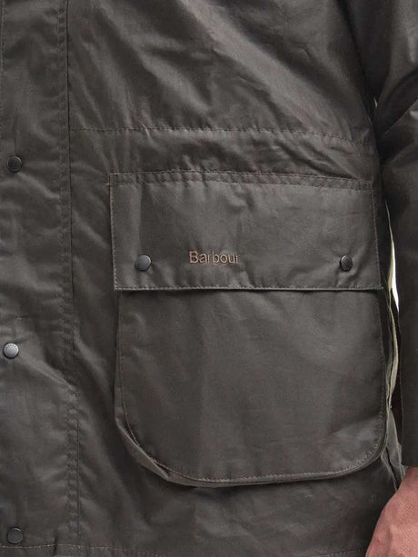 BARBOUR Classic Durham Wax Jacket - Mens  - Olive