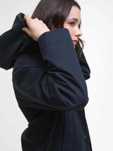 BARBOUR Winter Beadnell Waterproof Jacket - Women's - Deep Navy / Classic Tartan