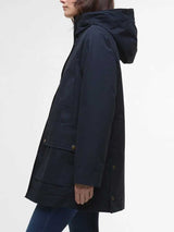 BARBOUR Winter Beadnell Waterproof Jacket - Women's - Deep Navy / Classic Tartan