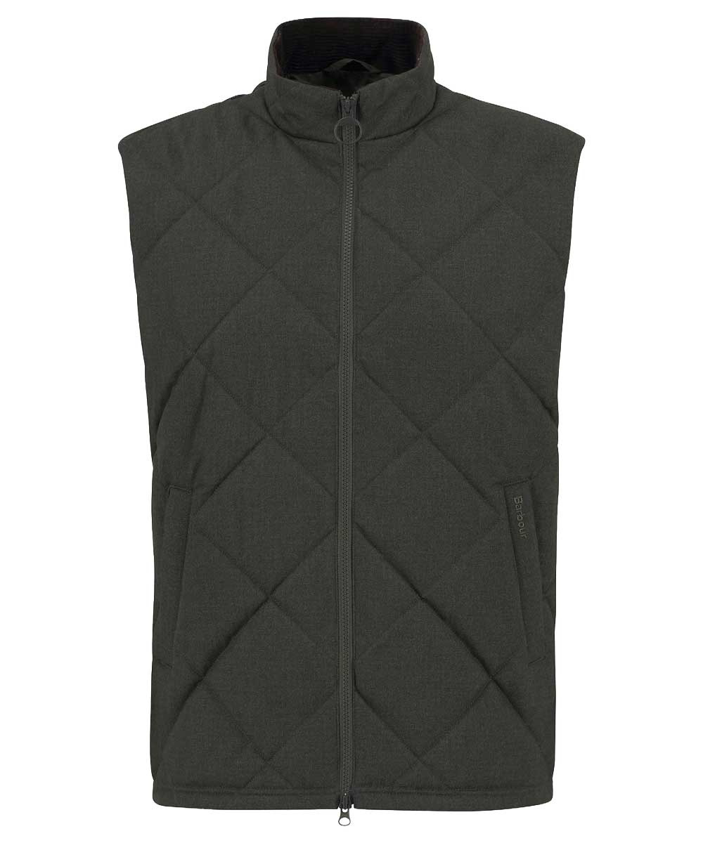 BARBOUR Winter Finn Gilet - Mens - Olive