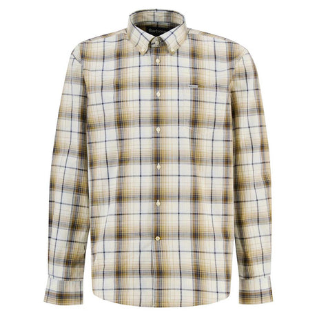 BARBOUR Witton Checked Regular Shirt - Mens - Whisper White