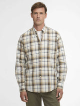 BARBOUR Witton Checked Regular Shirt - Mens - Whisper White