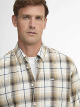 BARBOUR Witton Checked Regular Shirt - Mens - Whisper White