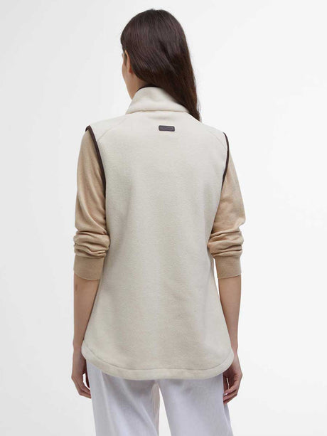 BARBOUR Women's Colton Country Fleece Gilet - Pearl
