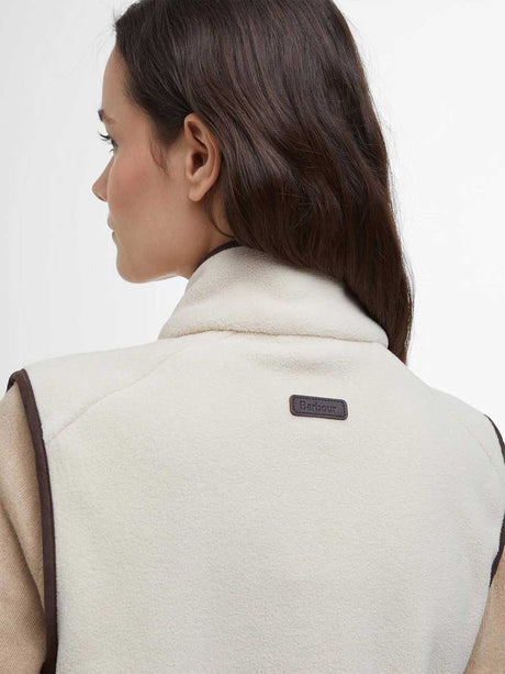 BARBOUR Women's Colton Country Fleece Gilet - Pearl