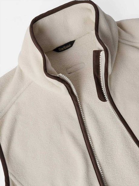 BARBOUR Women's Colton Country Fleece Gilet - Pearl