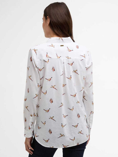 BARBOUR Women's Safari Long-Sleeved Shirt - Pheasant Print