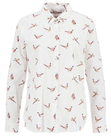 BARBOUR Women's Safari Long-Sleeved Shirt - Pheasant Print