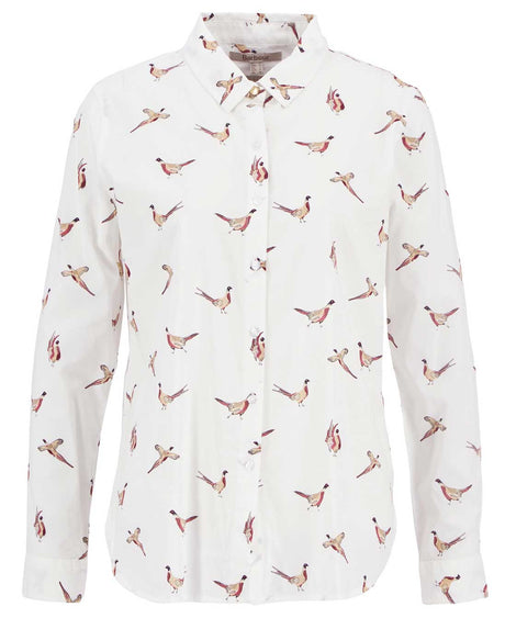 BARBOUR Women's Safari Long-Sleeved Shirt - Pheasant Print