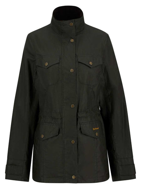 BARBOUR Women's Summer Sapper Waxed Jacket - Archive Olive / Ancient