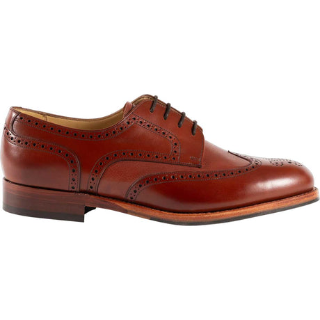 BARKER Athlone Shoes – Mens Oxford – Redwood Calf Cervo