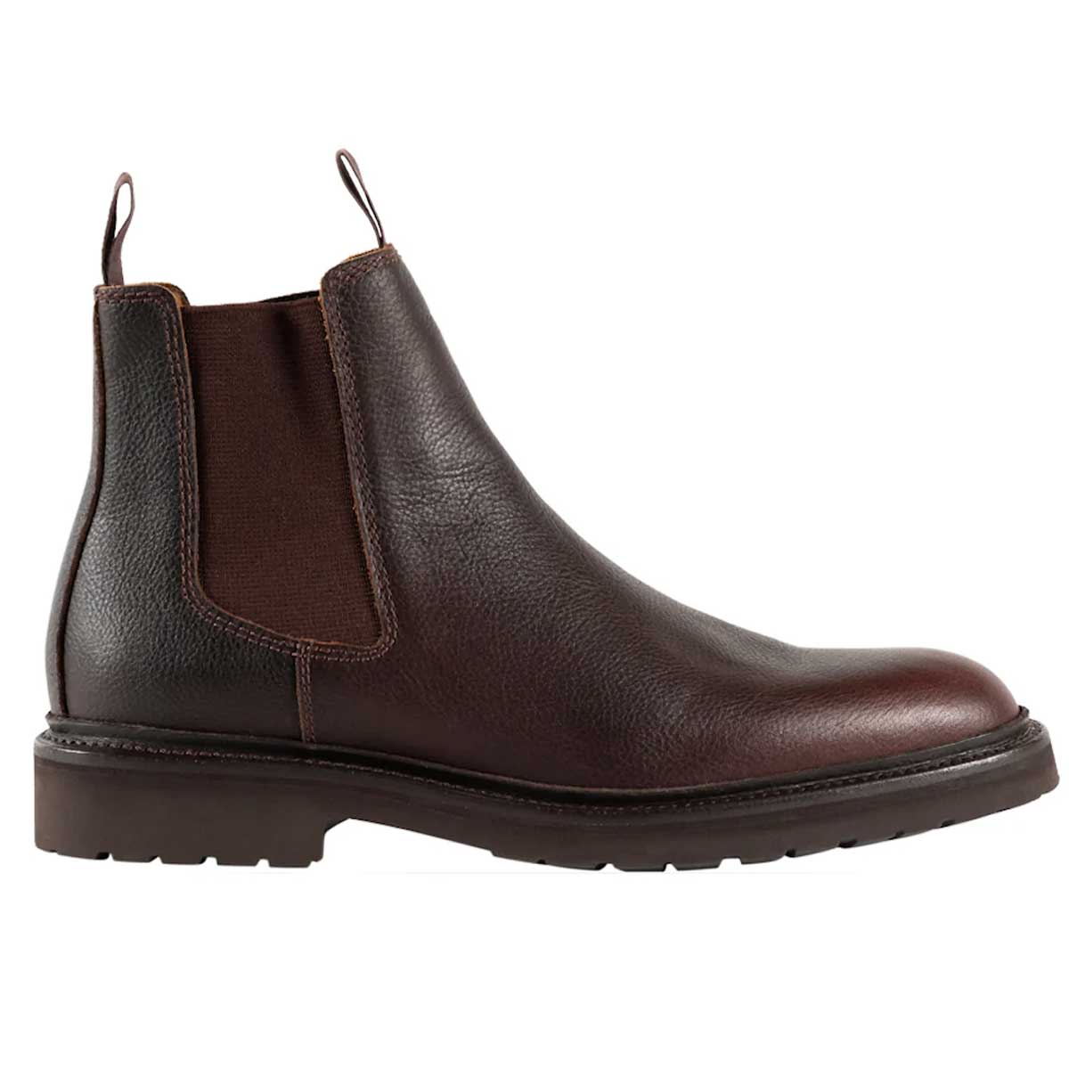 BARKER Camborne Xtra Lite Chelsea Boots - Mens - Brown Grain Pull Up