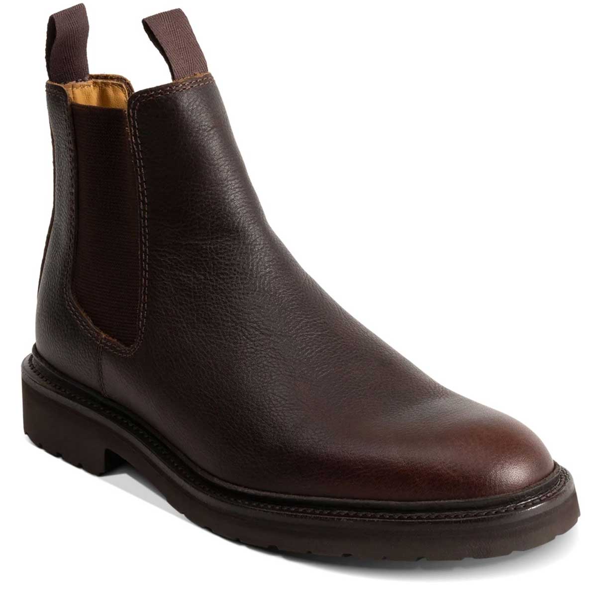 BARKER Camborne Xtra Lite Chelsea Boots - Mens - Brown Grain Pull Up â A Farley