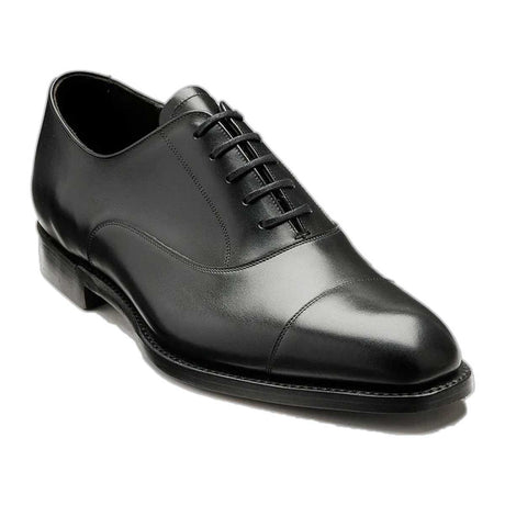 BARKER Chester Shoes - Mens Oxford - Black Calf