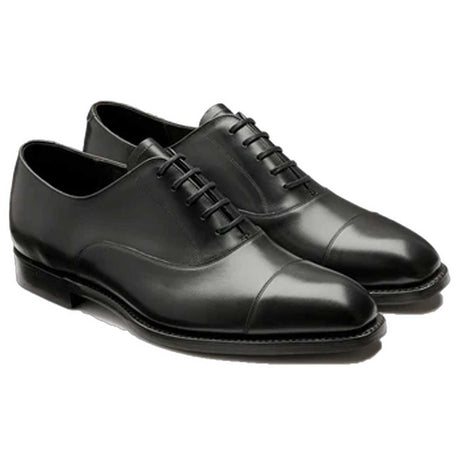 BARKER Chester Shoes - Mens Oxford - Black Calf