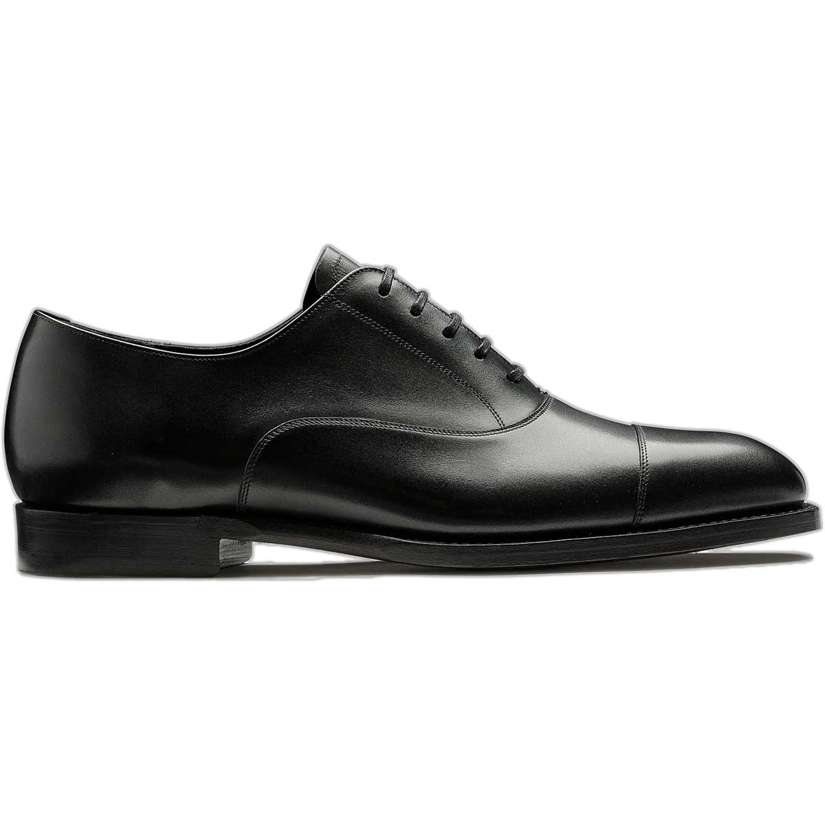 BARKER Chester Shoes - Mens Oxford - Black Calf