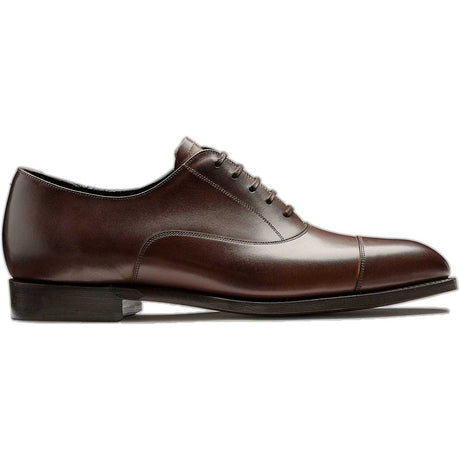 BARKER Chester Shoes - Mens Oxford - Dark Walnut Calf