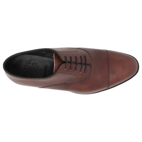 BARKER Falsgrave Shoes – Mens Oxford – Burgundy Misty Calf