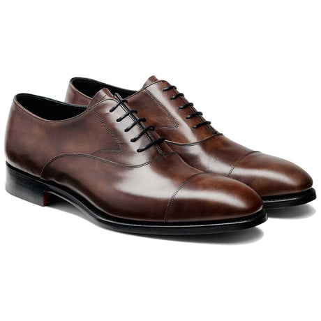 BARKER Falsgrave Shoes – Mens Oxford – Pewter Misty Calf