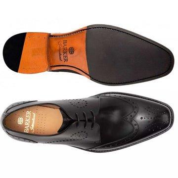 BARKER George Shoes Mens Black Calf – A Farley Country Attire