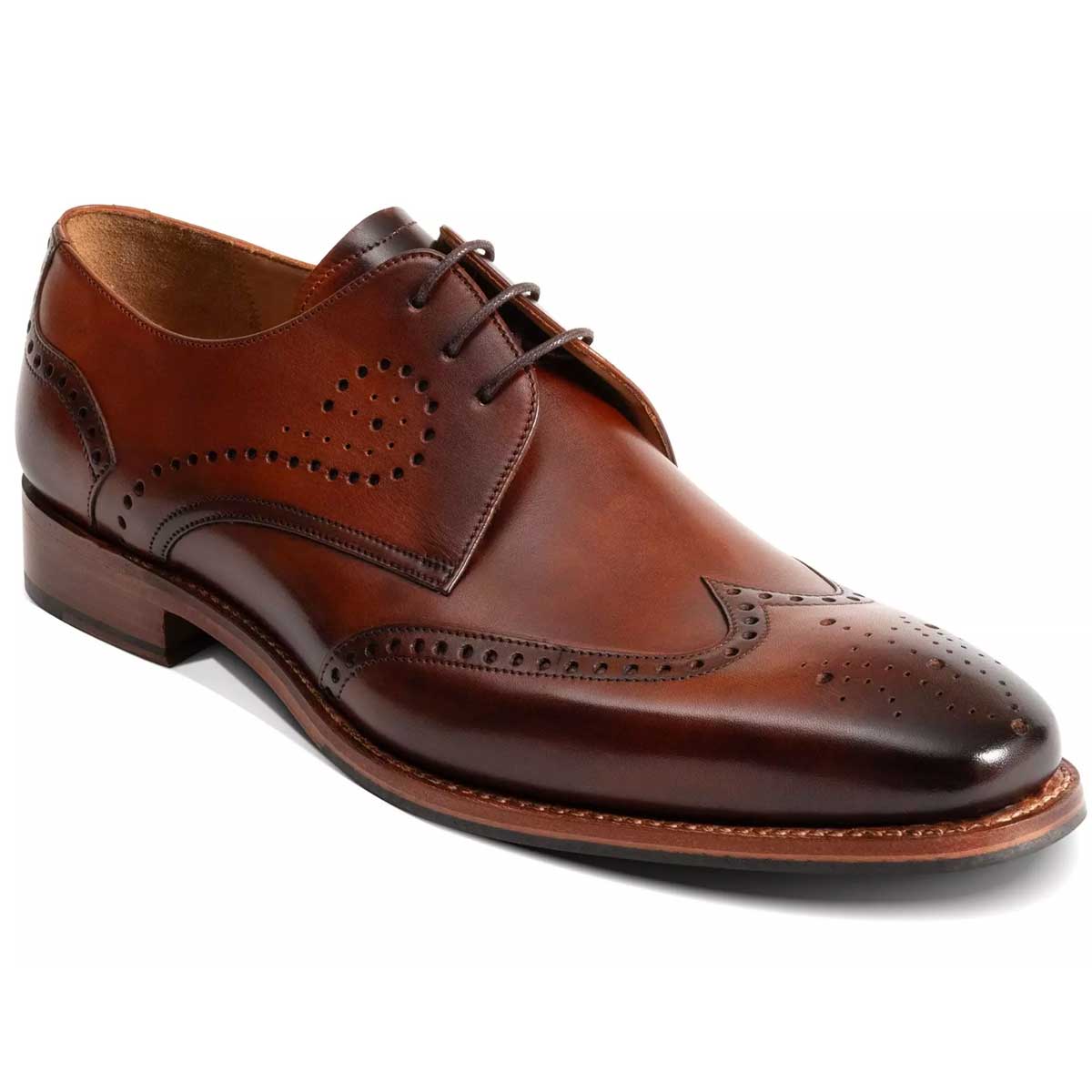 BARKER George Shoes - Mens - Brown Hand Patina
