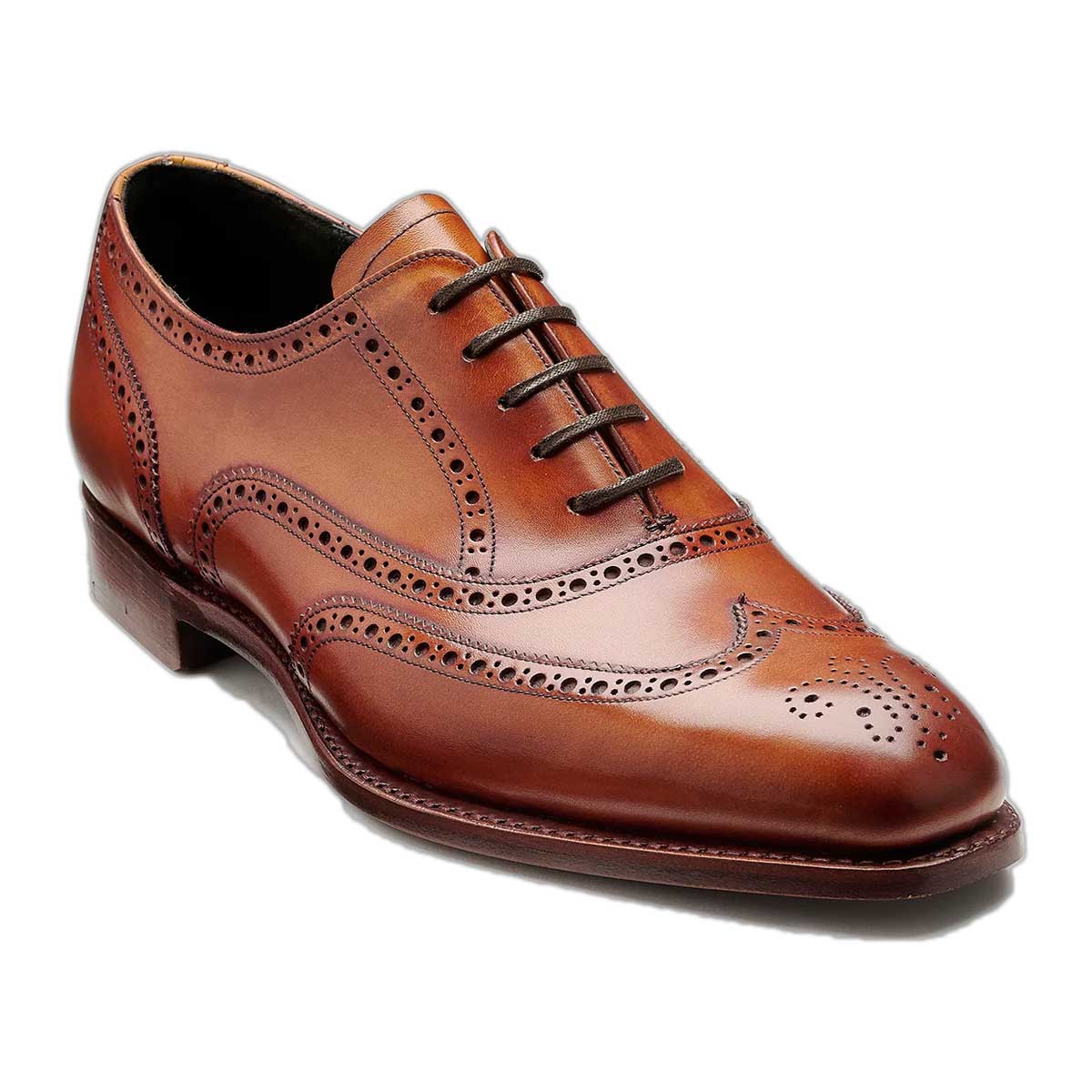 BARKER Gloucester Shoes - Mens Oxford - Antique Rosewood Calf