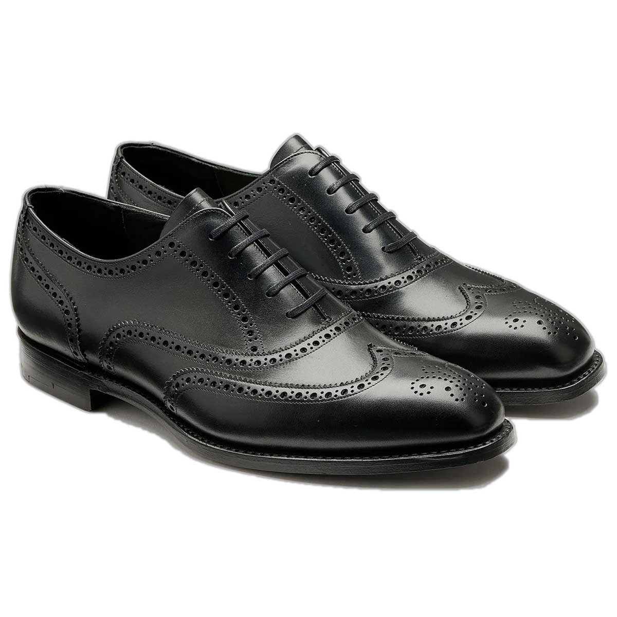 BARKER Gloucester Shoes - Mens Oxford - Black Calf