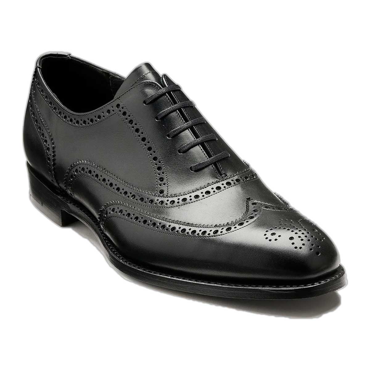 BARKER Gloucester Shoes - Mens Oxford - Black Calf