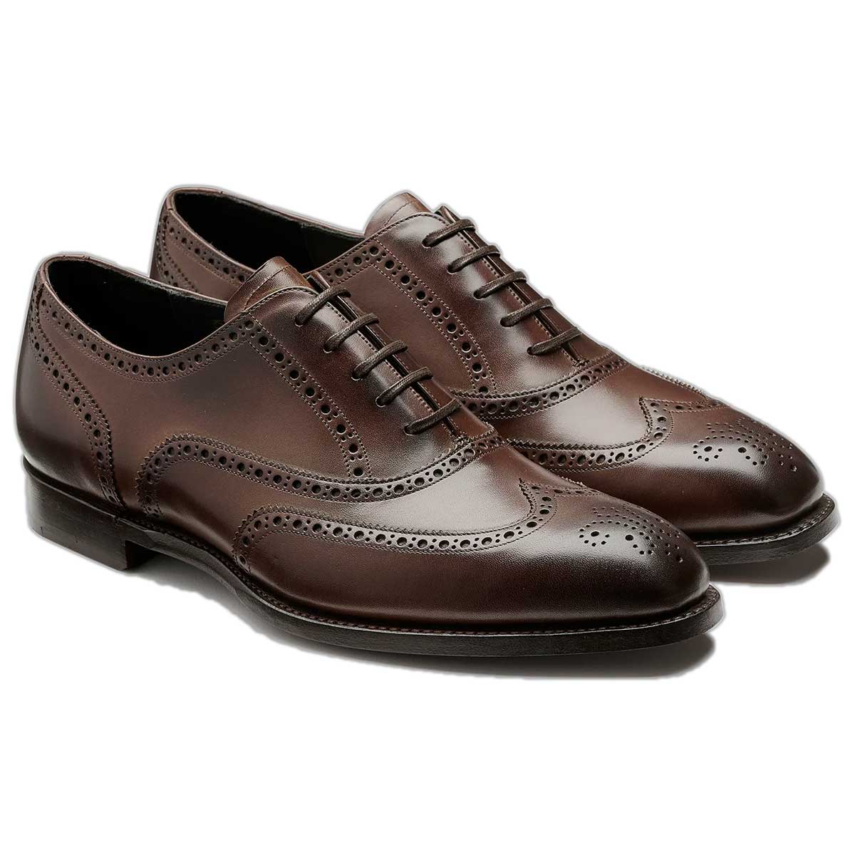 BARKER Gloucester Shoes - Mens Oxford - Dark Walnut Calf