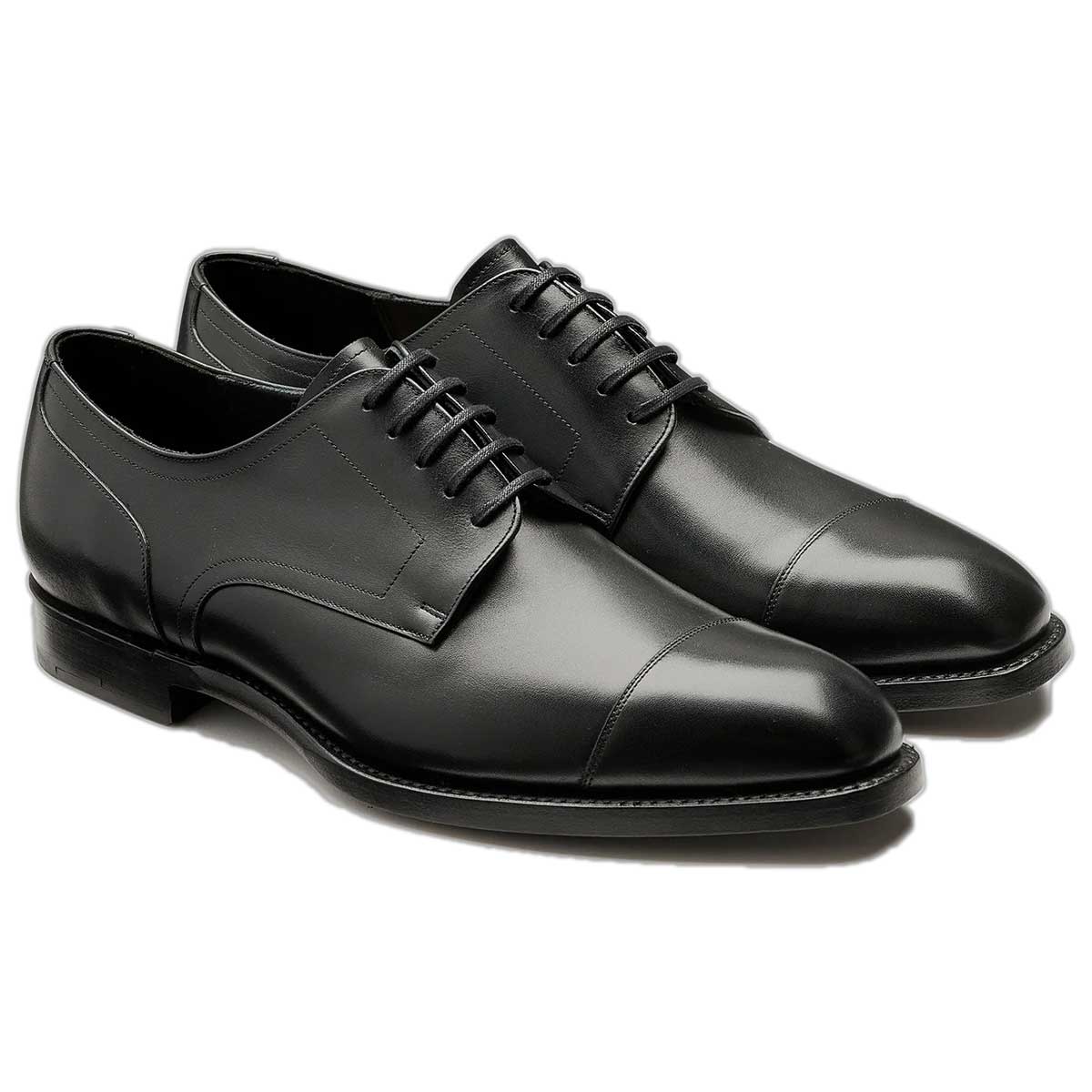 BARKER Hertford Shoes - Mens Oxford - Black Calf