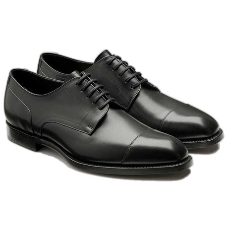 BARKER Hertford Shoes - Mens Oxford - Black Calf
