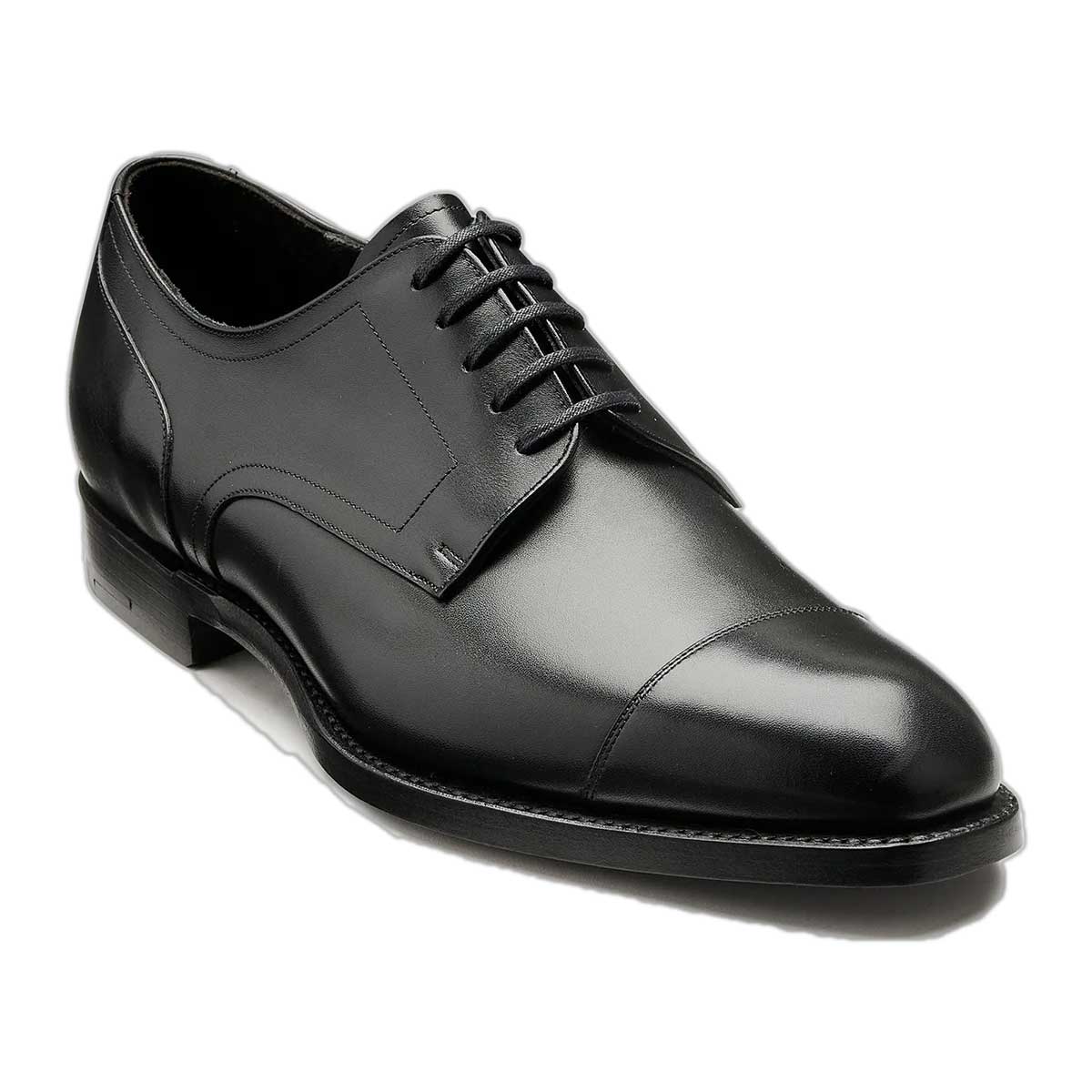 BARKER Hertford Shoes - Mens Oxford - Black Calf