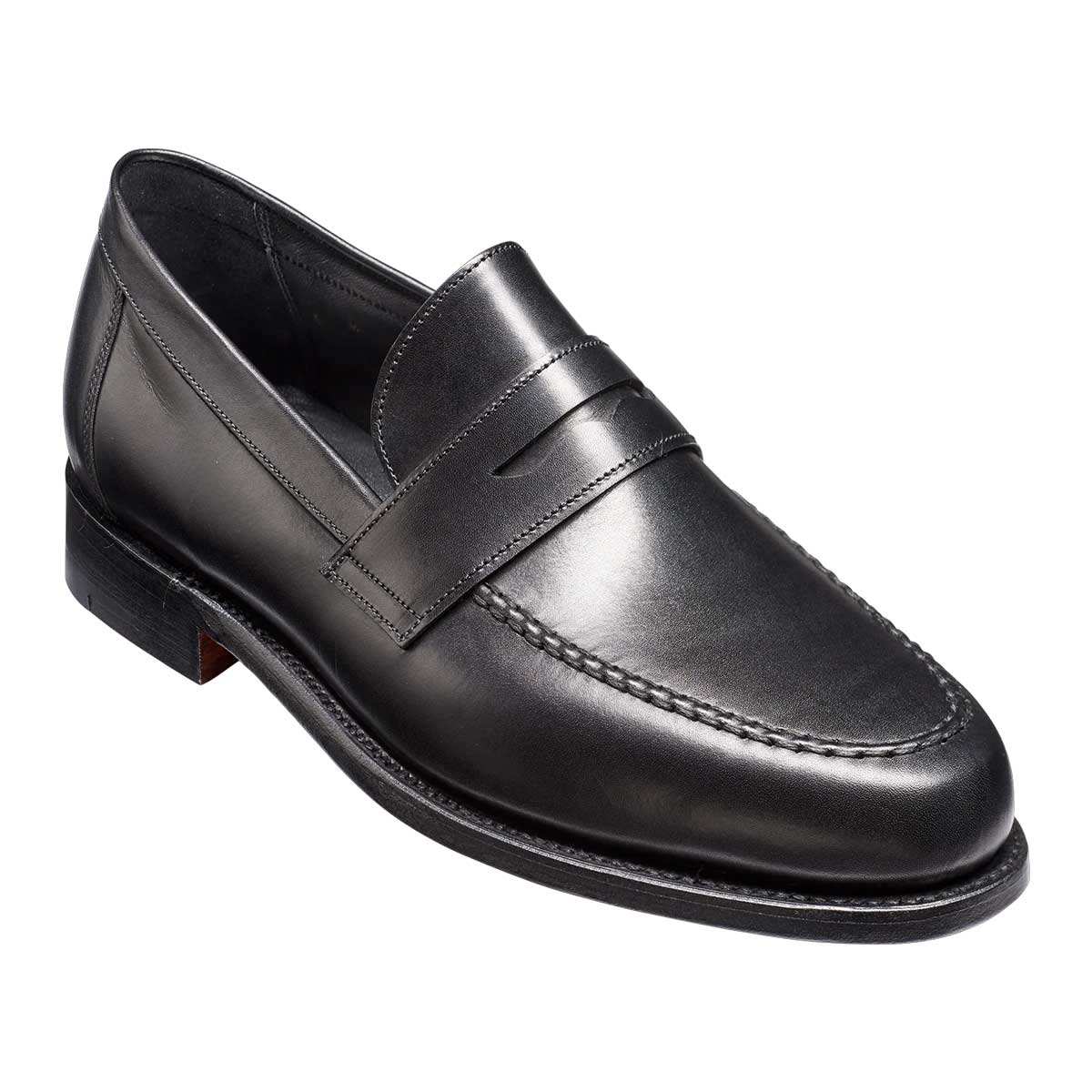 BARKER Jevington Shoes - Mens Loafers - Black Calf
