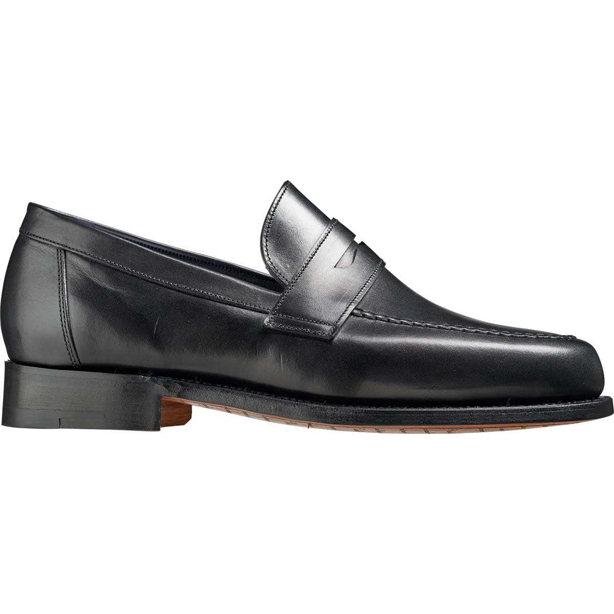 BARKER Jevington Shoes - Mens Loafers - Black Calf