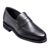BARKER Jevington Shoes - Mens Loafers - Black Grain