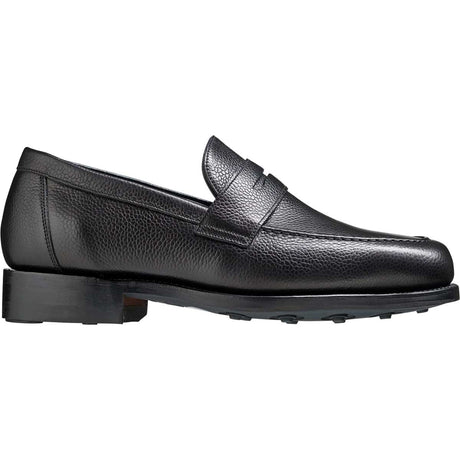BARKER Jevington Shoes - Mens Loafers - Black Grain
