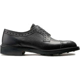 BARKER Keswick Shoes - Mens Brogues - Black Grain