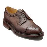 BARKER Keswick Shoes - Mens Brogues - Chocolate Grain