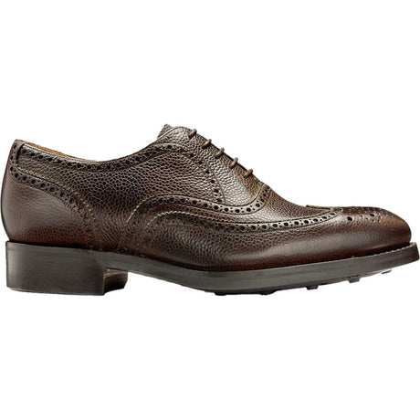BARKER Malton II Shoes - Mens Brogue - Chocolate Grain