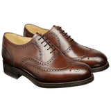 BARKER Malton II Shoes - Mens Brogue - Ebony Calf
