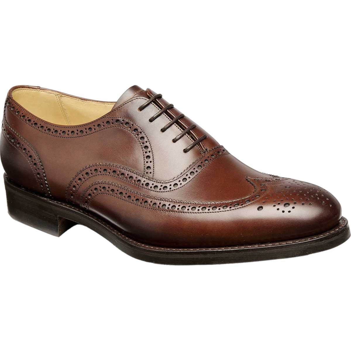 BARKER Malton II Shoes - Mens Brogue - Ebony Calf
