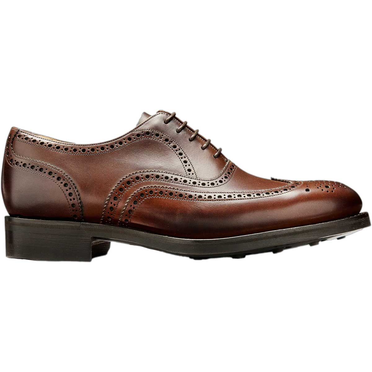BARKER Malton II Shoes - Mens Brogue - Ebony Calf