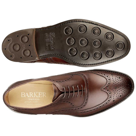 BARKER Malton II Shoes - Mens Brogue - Ebony Calf