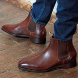 barker-mansfield-Barker Mansfield - Chelsea Boots - Walnut Calf-boots-walnut-calf